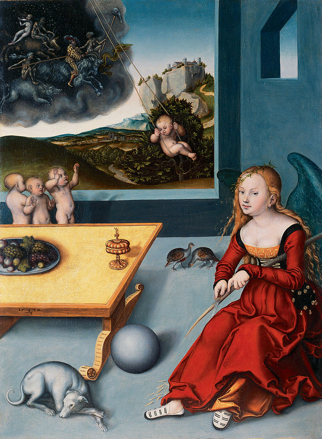  Die Melancholie - 1532 by Lucas Cranach the Elder 